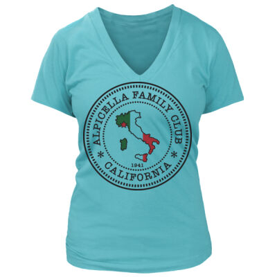 Alpicella Official - Light Design - Center Chest - Women's Premium Deep V-Neck T-Shirt Thumbnail