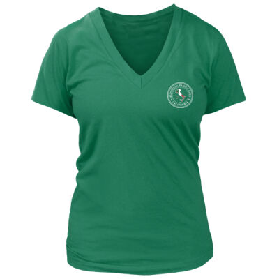 Alpicella Official - Dark Design - Left Chest - Women's Premium Deep V-Neck T-Shirt Thumbnail