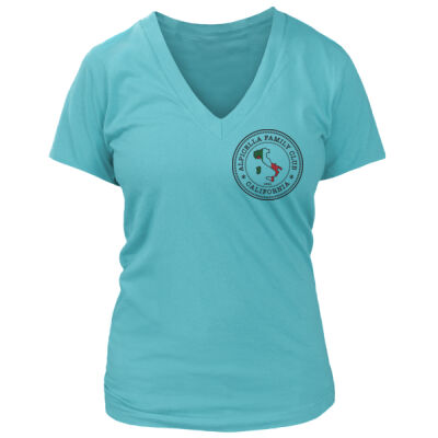 Alpicella Official - Light Design - Left Chest - Women's Premium Deep V-Neck T-Shirt Thumbnail