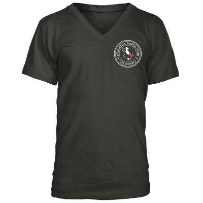 Alpicella Official - Dark Design - Left Chest + Back - Men's Premium V-Neck T-Shirt Thumbnail