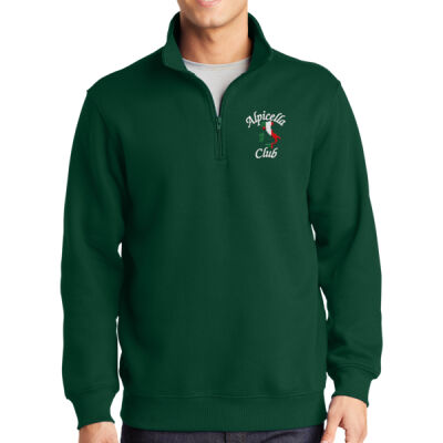 Alpicella Official - Dark Design - Left Chest - Heavy 1/4 Zip Sweatshirt Thumbnail