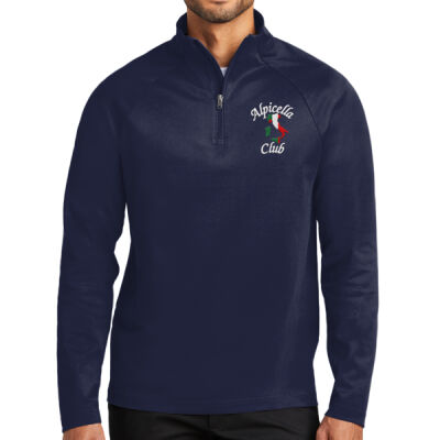 Alpicella Official - Dark Design - Left Chest - Cypress 1/4 Zip Thumbnail