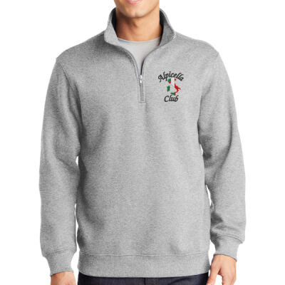 Alpicella Official - Light Design - Left Chest - Heavy 1/4 Zip Sweatshirt Thumbnail