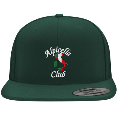 Alpicella Official - Dark Design - Structured 6089 Flat Bill Snapback Hat-ND Thumbnail