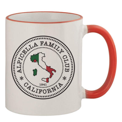 Alpicella Official - 11oz Colored Rim & Handle Mug Thumbnail