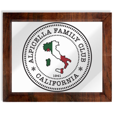 Alpicella Official - Handmade Wood Framed Print 14x17 Horizontal Thumbnail