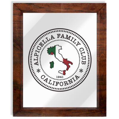 Alpicella Official - Handmade Wood Framed Print 17x14 Vertical Thumbnail