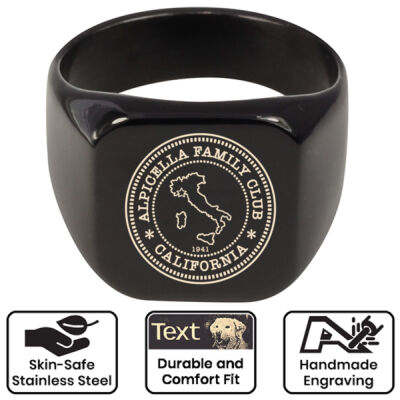 Alpicella Official - Custom Engraved Ring Thumbnail